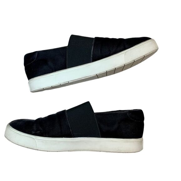 Vince Corbin Pewter Velvet Slip On Sneakers Loafers Gray Black 8.5 - Picture 5 of 9